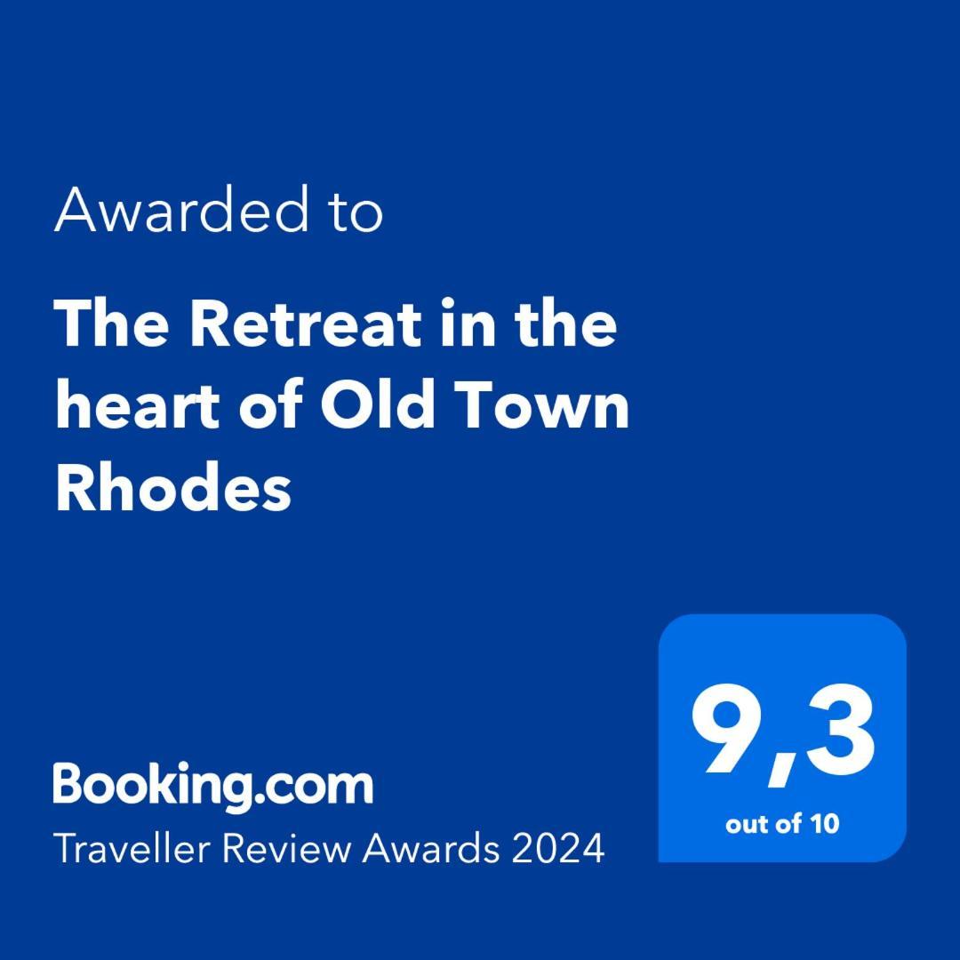 Willa The Retreat In The Heart Of Old Town Rhodes Rhodes City Zewnętrze zdjęcie